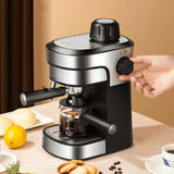 GEION Espresso Machine — 800W Steam Boiler with Milk Frother | 220–240V