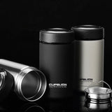 CPLIFE 400ml Business Thermos Mug — Stainless Steel Vacuum Flask, Office & Car