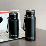 Stainless Steel 316 Vacuum Flask with Filter — 600ml / 800ml, Coffee & Tea Bottle