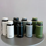 Stainless Steel 316 Vacuum Flask with Filter — 600ml / 800ml, Coffee & Tea Bottle