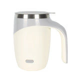 USB Self-Stirring Coffee Mug — Stainless Steel, Electric Auto-Mix, 400ml