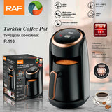 Automatic Turkish Coffee Machine Cordless Electric Pot Portable Travel 600W Coffee Maker 220V