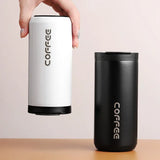 400ml Leakproof Travel Thermos Mug — Stainless Steel, Vacuum Insulated, Portable