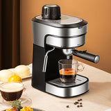 GEION Espresso Machine — 800W Steam Boiler with Milk Frother | 220–240V