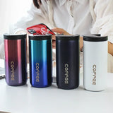 400ml Leakproof Travel Thermos Mug — Stainless Steel, Vacuum Insulated, Portable