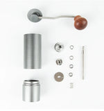 HAVMORE Manual Coffee Grinder — All-Metal Body, Anti-Slip Grip, Portable Burr Grinder