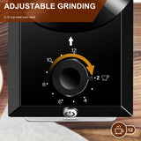 Electric Burr Mill Coffee Grinder Automatic Coffee Bean Grinding With 28 Grind Settings For Espresso French Press Drip 2-12 Cup